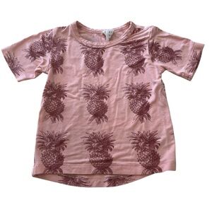 Kate Quinn Pineapple t-shirt Bamboo Size 12-18 months